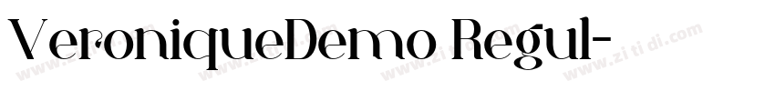 VeroniqueDemo Regul字体转换